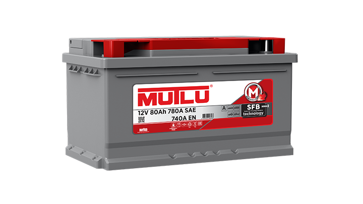 Mutlu 12V 80 Ah Akü