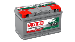 Mutlu 12V 80 Ah AGM Start - Stop Akü